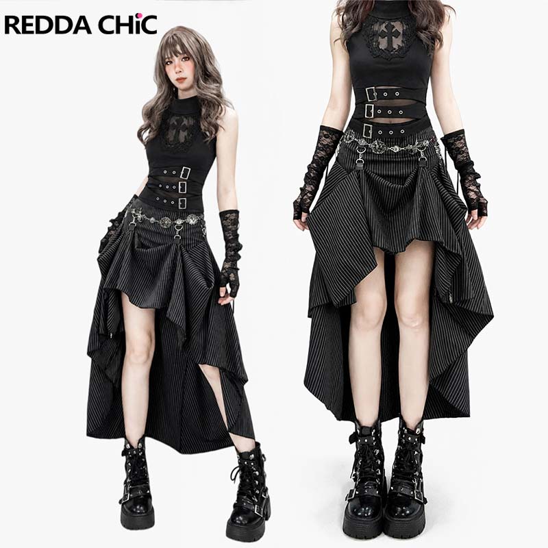 Asymmetric Top Women - REDDACHiC Gothic Cross Tank Top Bustle