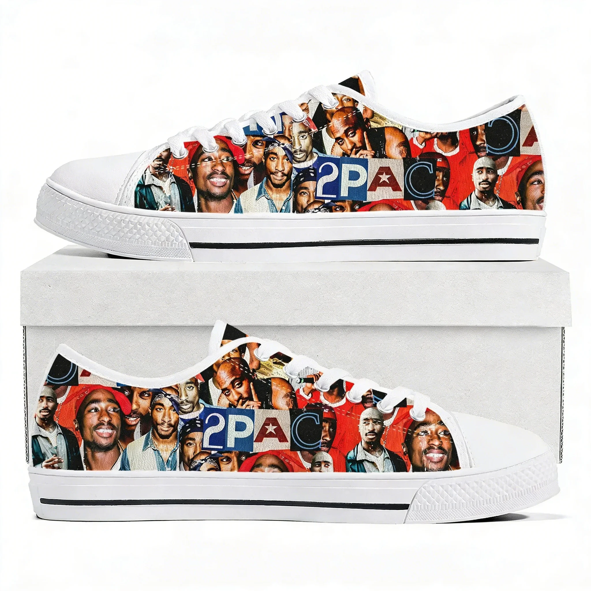 Women'S Fashion Business Casual - Rap 2Pac Tupac Low Top High