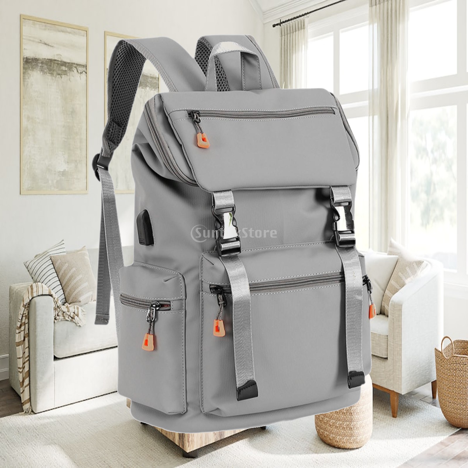 Women'S Fashion Business Casual - Casual Backpack Organizer Carry Bag Pockets