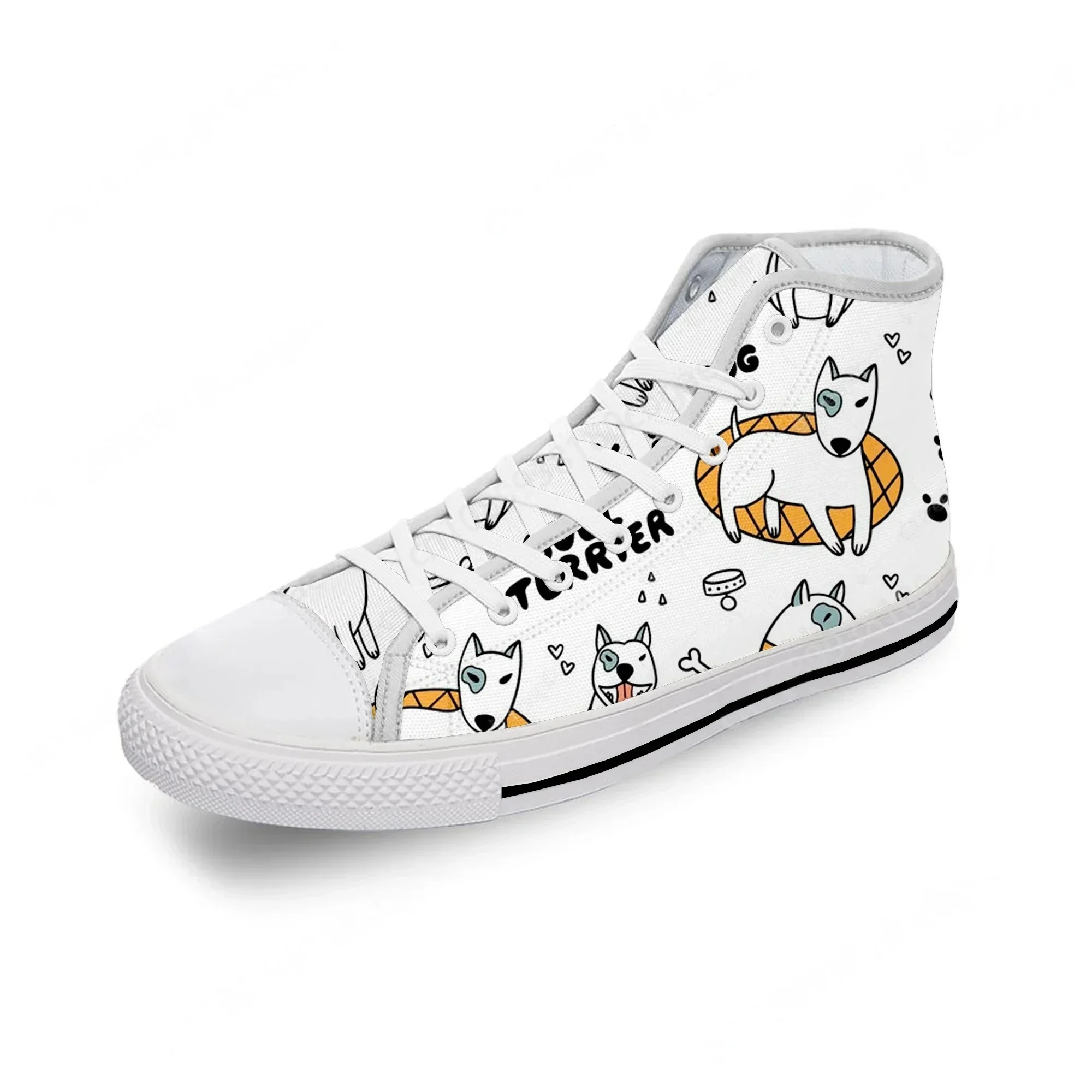 Women'S Fashion Business Casual - Animal Bull Terrier Cartoon Dog White