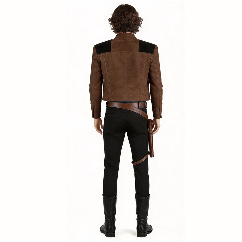 Han Solo Cosplay Costume Adult - огляд і ціна Belted Shirt Dress