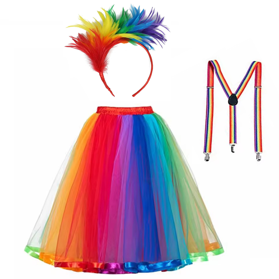 Rainbow Headband Strap Sleeve  - огляд і ціна Belted Shirt Dress