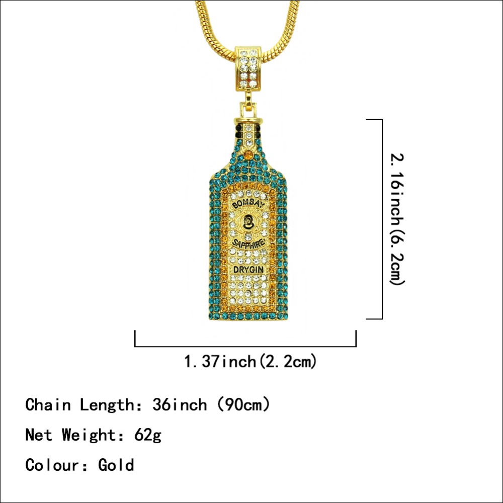 Big Wine bottle Necklaces Full - огляд і ціна Women'S Fashion Vogue