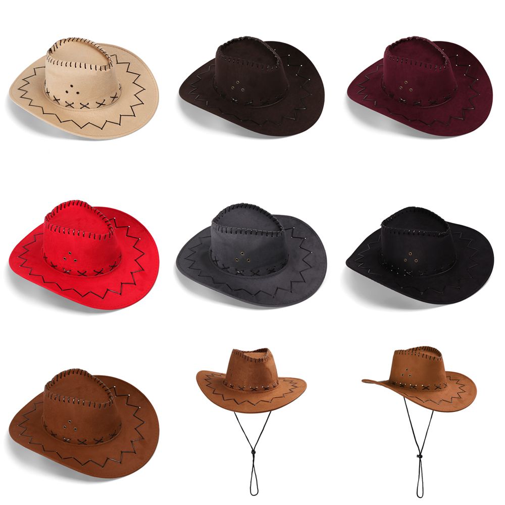 Unisex Cowboy Hat Suede Fashio - огляд і ціна Women'S Fashion Wild West