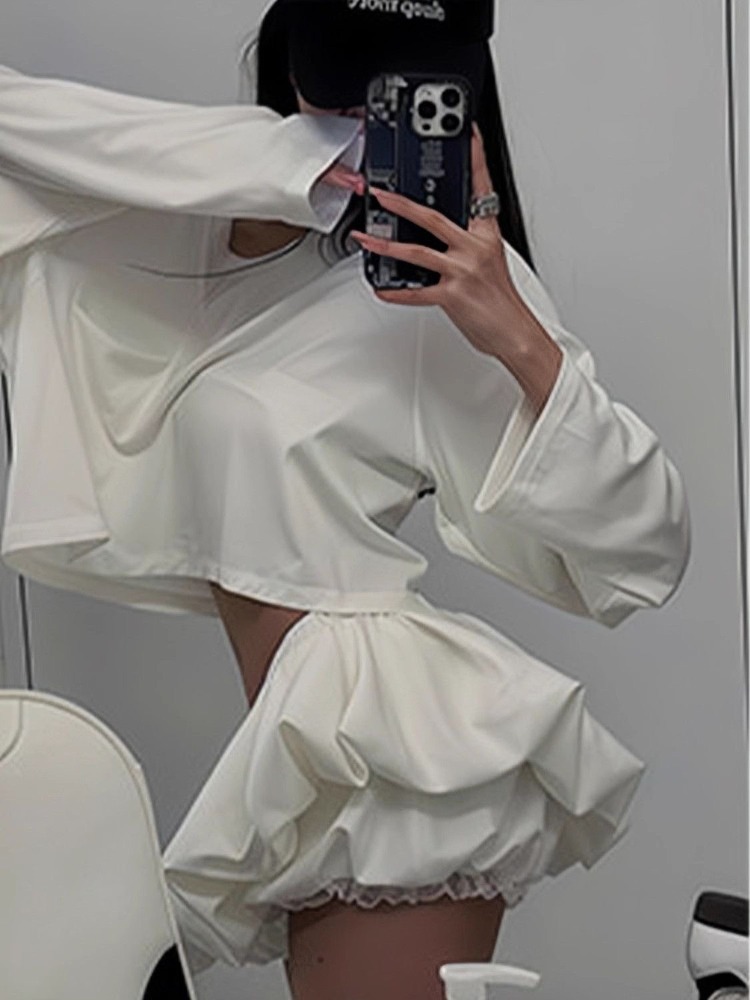 2025 Harajuku Fashion Design C - огляд і ціна Asymmetric Top Women