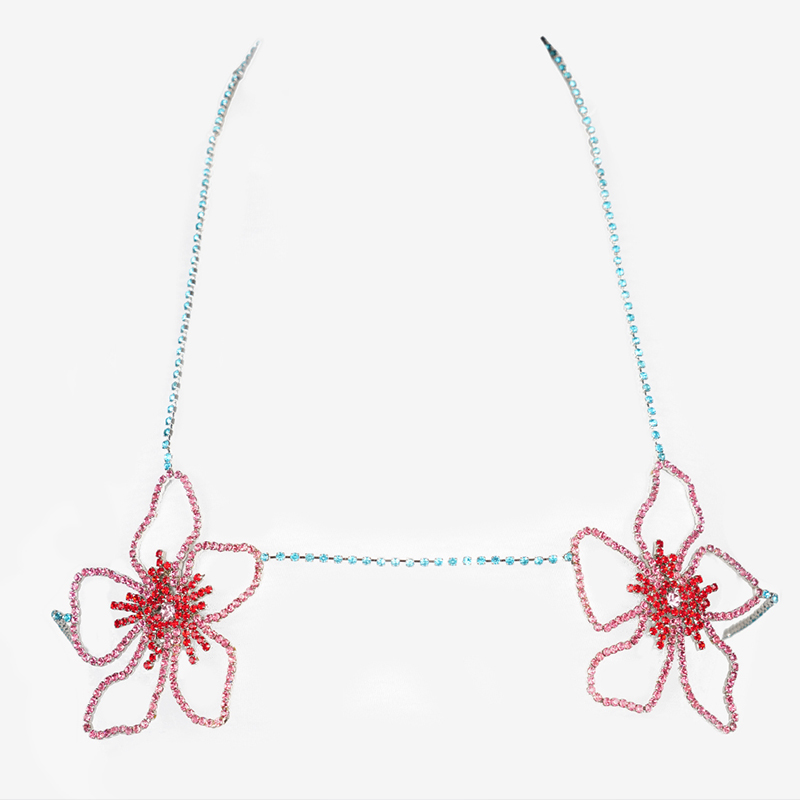 Stonefans Pink Flower Chest Ch - огляд і ціна Women'S Fashion Harness