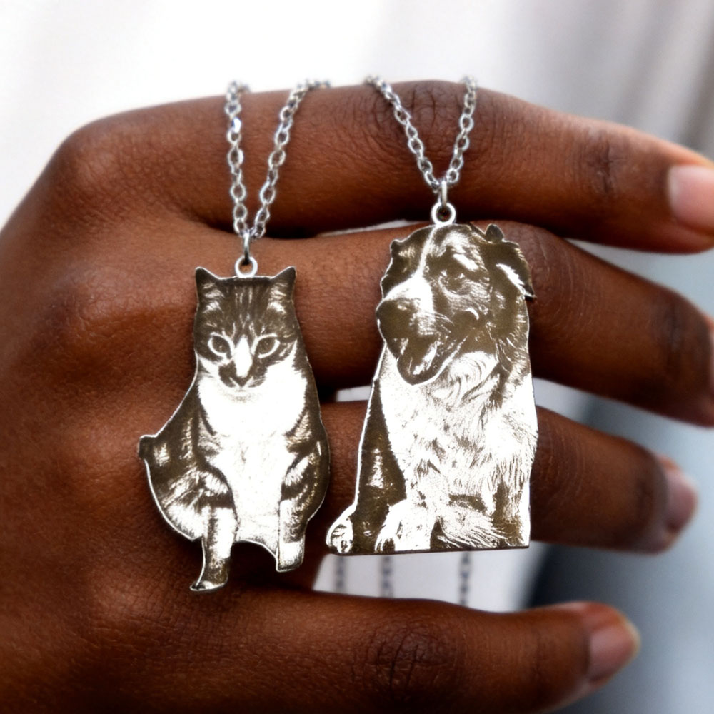 Custom Engrave Pet Photo Neckl - огляд і ціна Xl Women'S Fashion