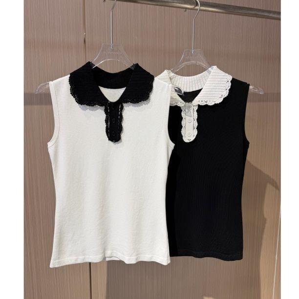 Women Lapel Knit Golf Vest 202 - огляд і ціна Women'S Fashion Vest Tops