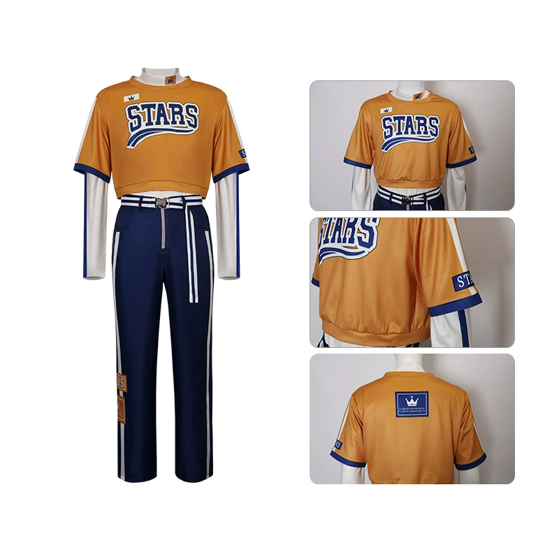 Tenma Tsukasa Cosplay Costume  - огляд і ціна Belted Shirt Dress