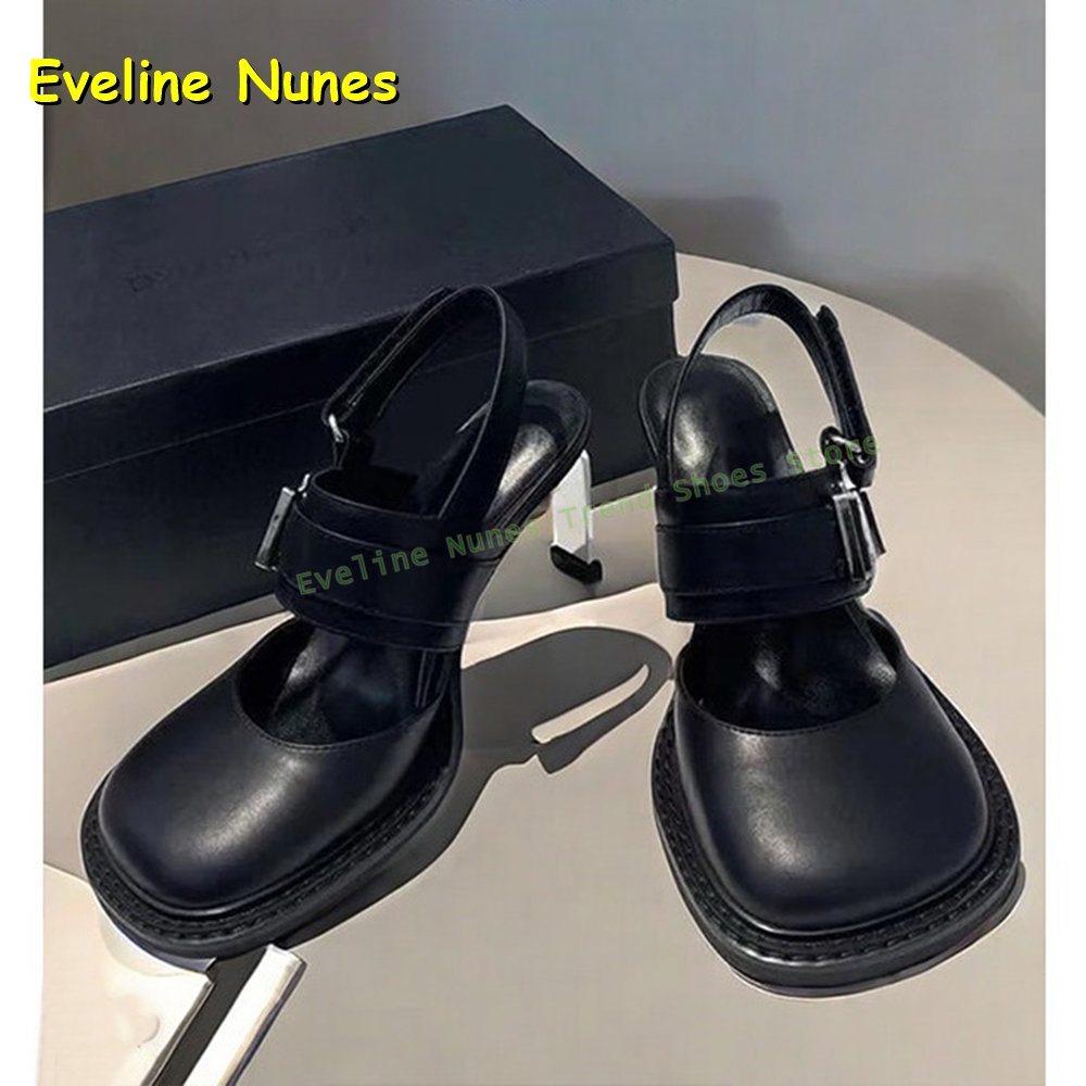 Women's Black Square Toe Buckl - огляд і ціна Women'S Fashion Boots