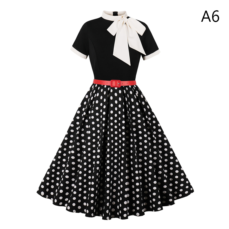 50 60s Vintage Dress Women Pol - огляд і ціна Women'S Fashion From The 60S