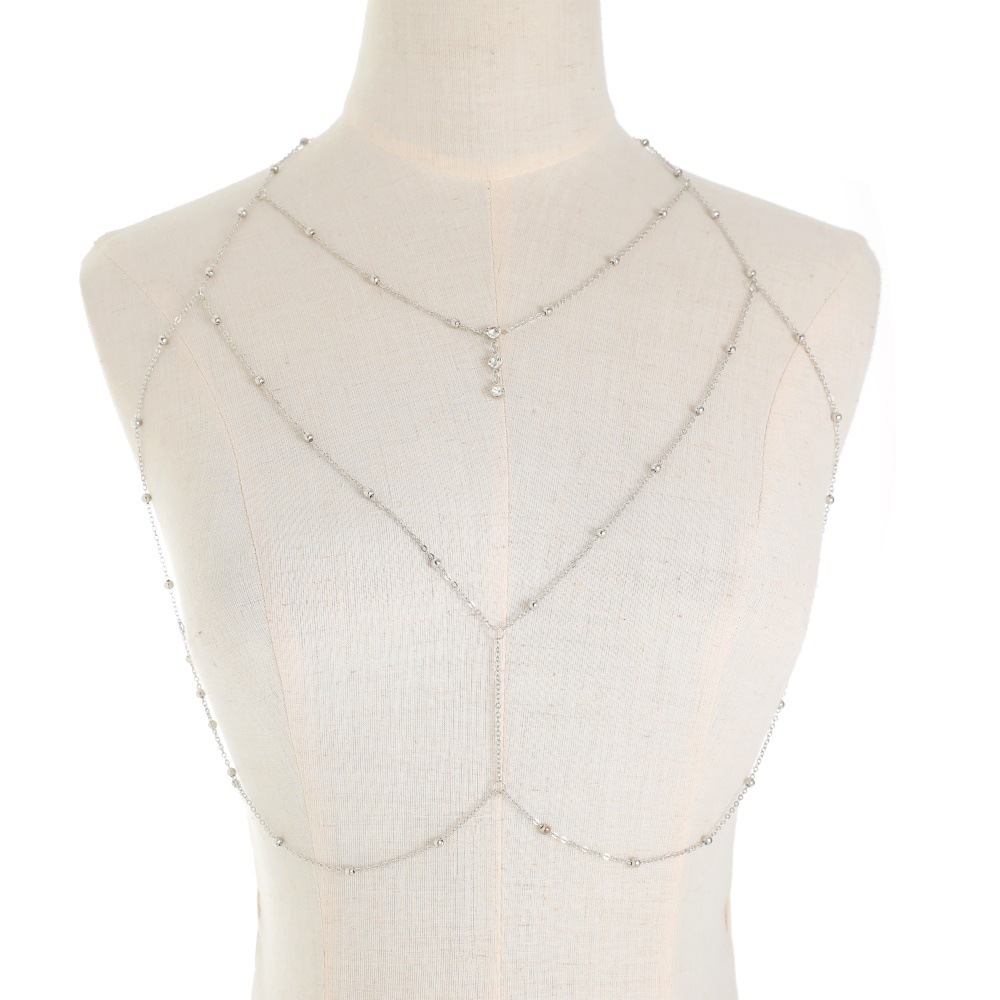 Sexy Crystal Chest Chain Harne - огляд і ціна Women'S Fashion Harness