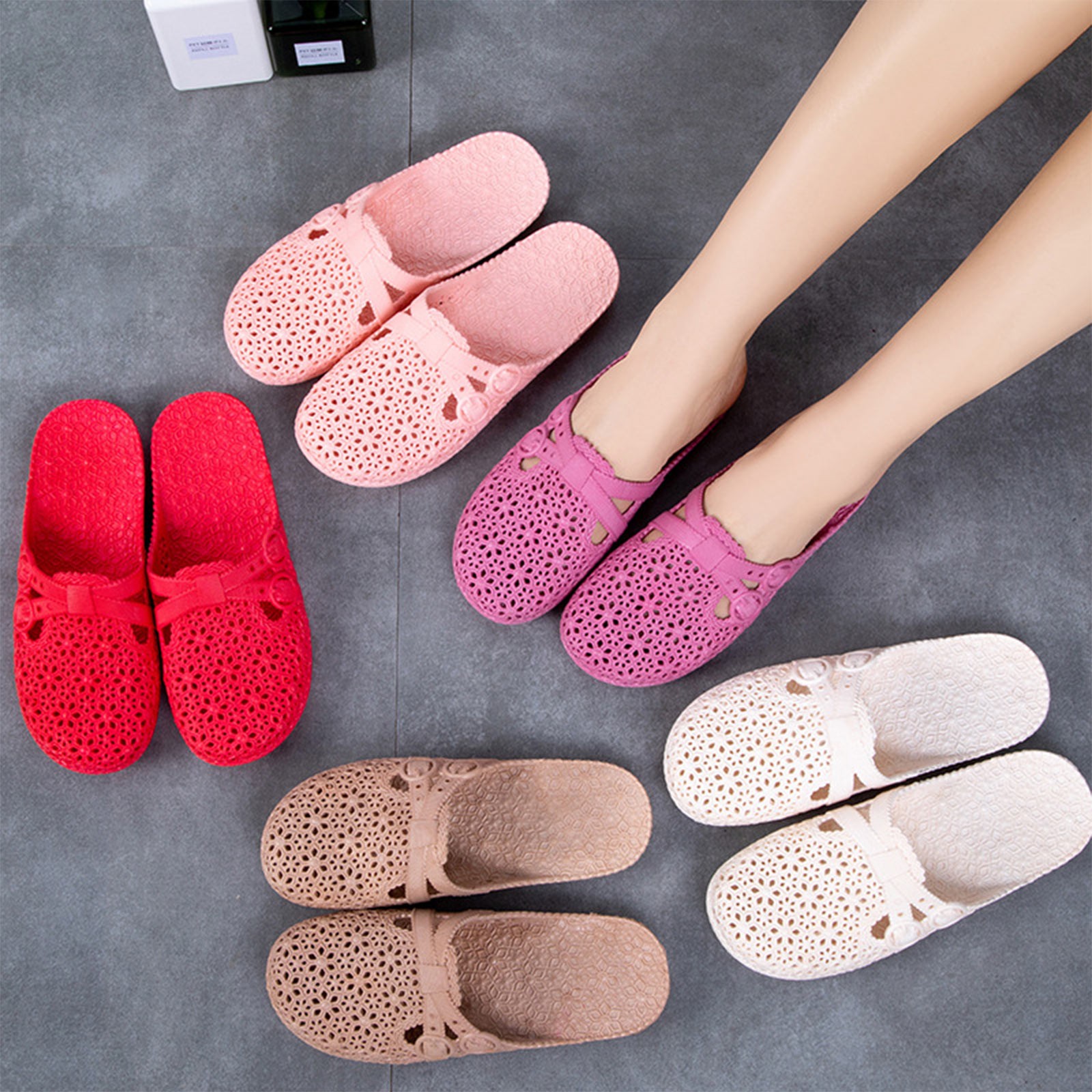 Wrap-Toe Breathable Slippers S - огляд і ціна Women Fashion Store