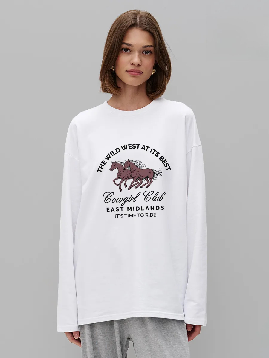 Women's 100% Cotton Long Sleev - огляд і ціна Women'S Fashion Wild West