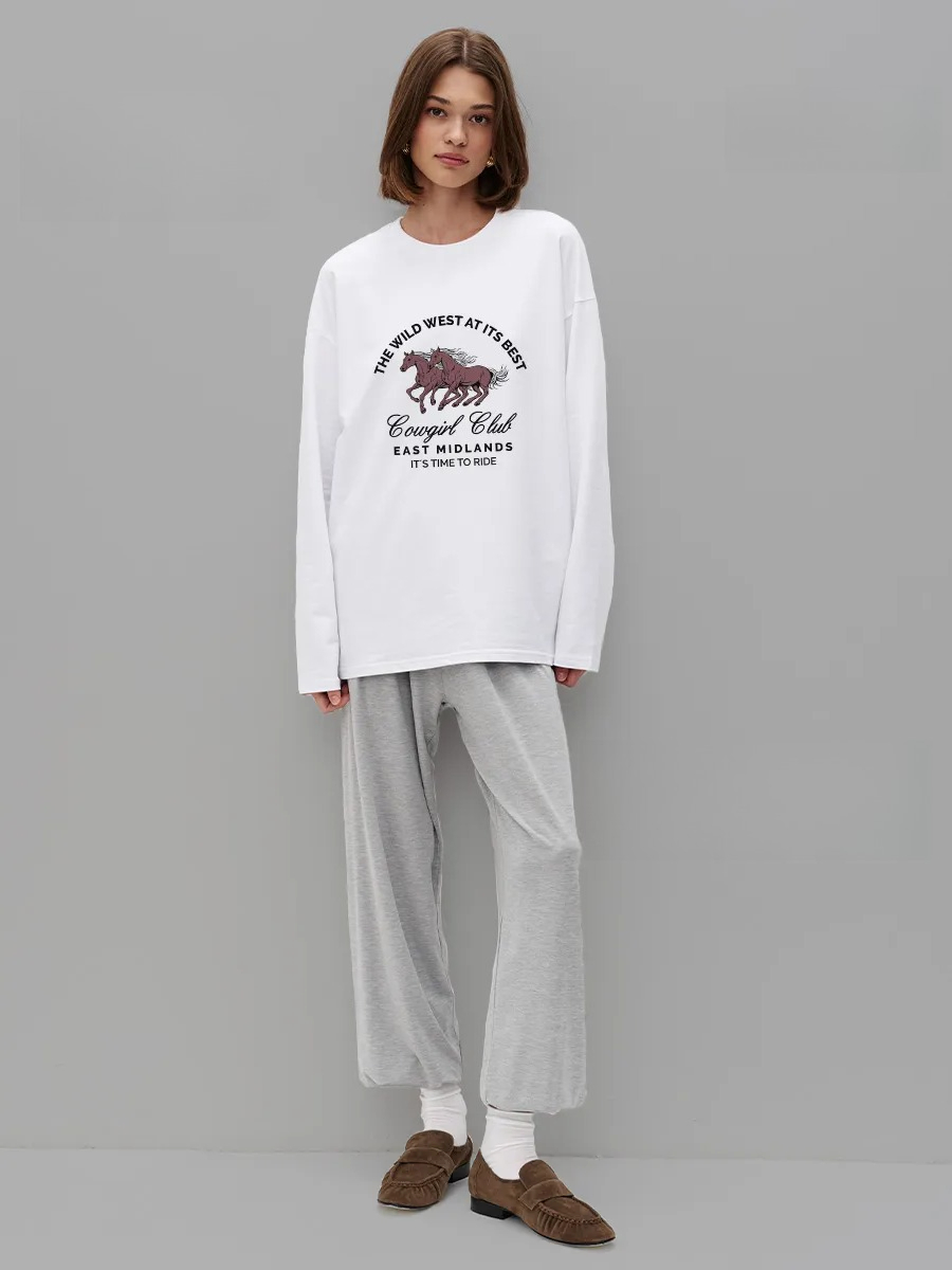 Women's 100% Cotton Long Sleev - огляд і ціна Women'S Fashion Wild West