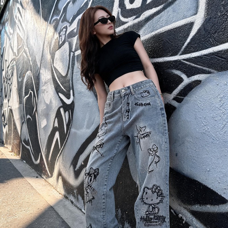 Cute Keiokitty Rhinestone Graf - огляд і ціна Xl Women'S Fashion