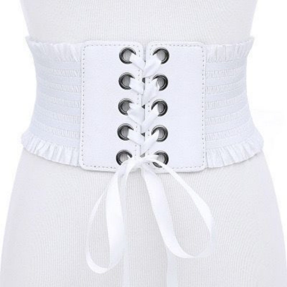 New Ladies's Retro corset Belt - огляд і ціна Belted Shirt Dress