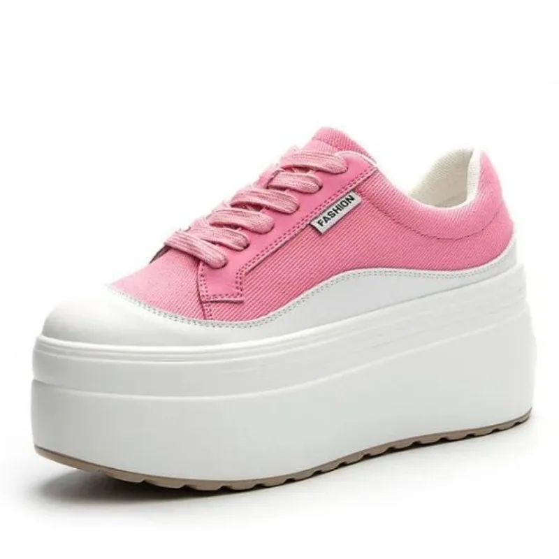 8cm New Canvas Genuine Leather - огляд і ціна Women'S Fashion Show