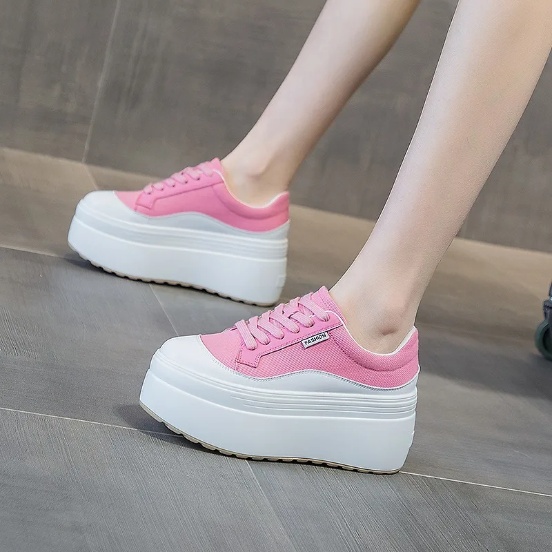 8cm New Canvas Genuine Leather - огляд і ціна Women'S Fashion Show