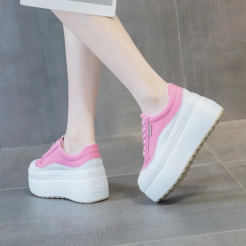8cm New Canvas Genuine Leather - огляд і ціна Women'S Fashion Show
