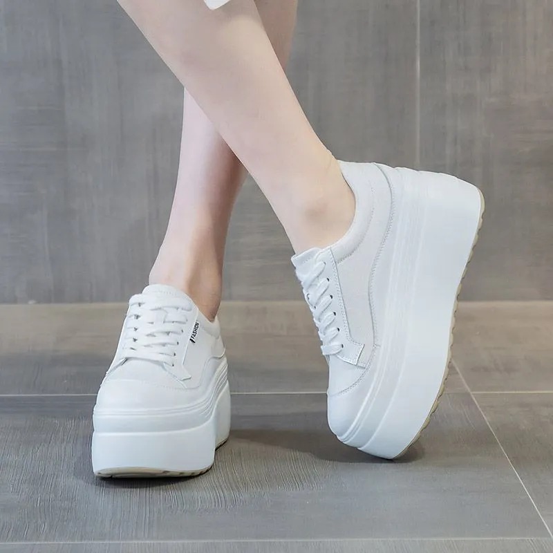 8cm New Canvas Genuine Leather - огляд і ціна Women'S Fashion Show