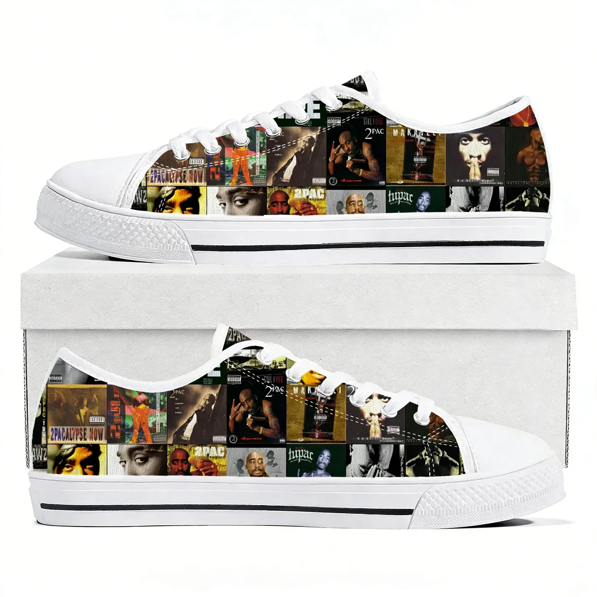 Rap 2Pac Tupac Low Top High Qu - огляд і ціна Women'S Fashion Business Casual