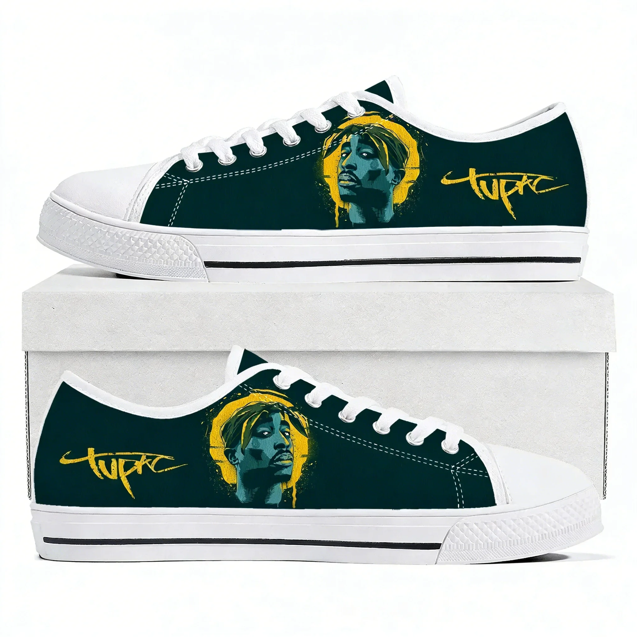 Rap 2Pac Tupac Low Top High Qu - огляд і ціна Women'S Fashion Business Casual