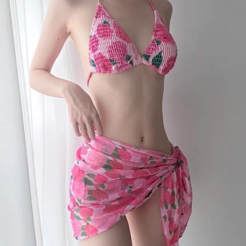 New Fashion Ribbed Floral Biki - огляд і ціна Women'S Fashion Middle Ages