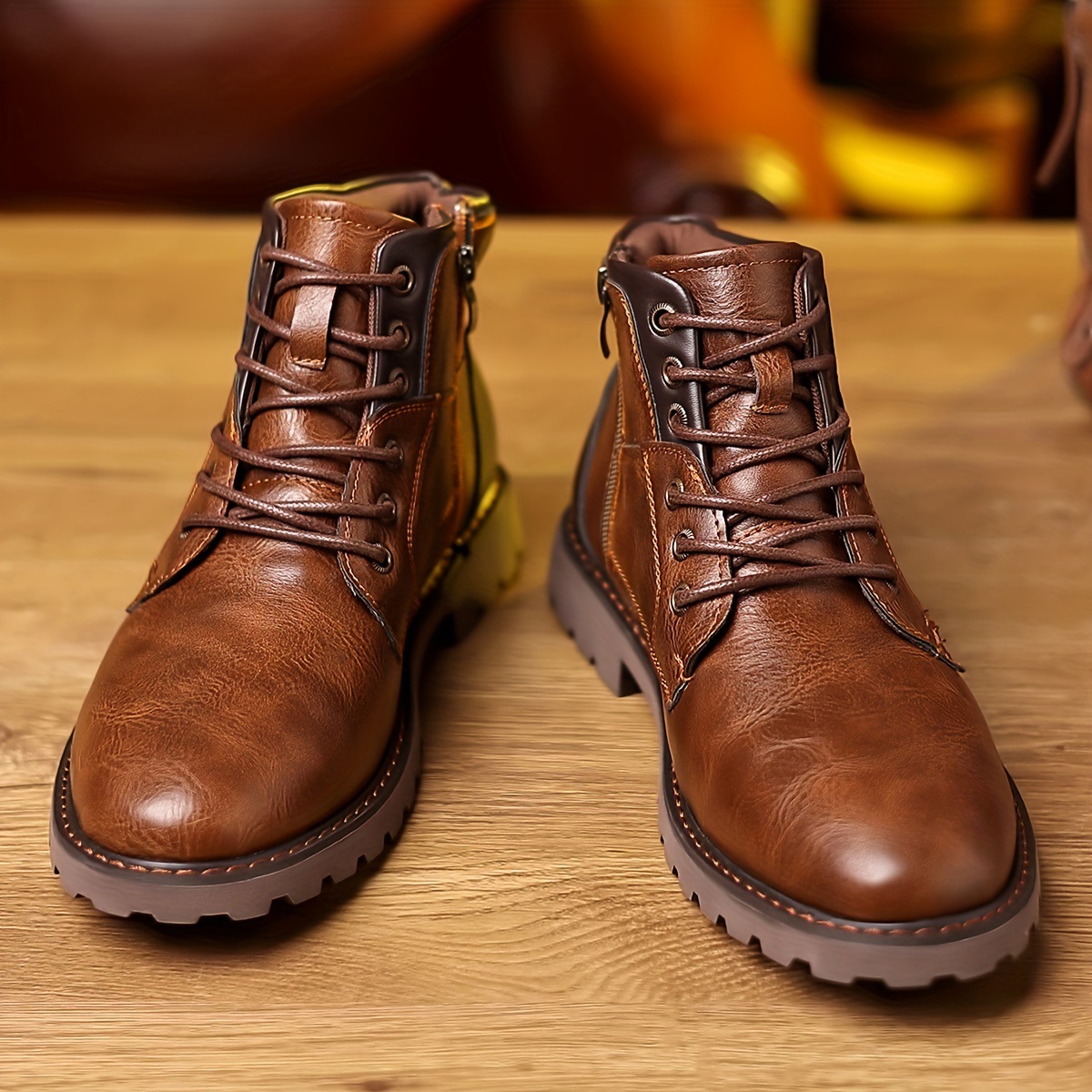 Men's color blocked men's boot - огляд і ціна Women'S Fashion Business Casual
