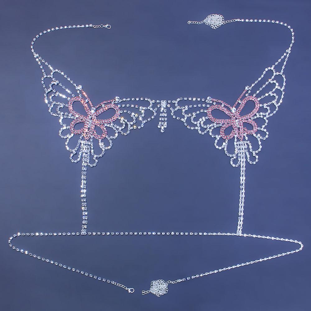 Sexy Butterfly Rhinestone Chai - огляд і ціна Women'S Fashion Harness
