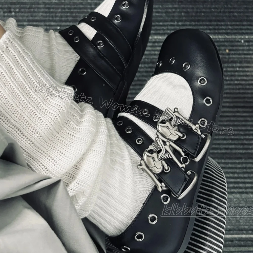 Gothic Ballet Pumps Punk Rock  - огляд і ціна Women'S Fashion Belts