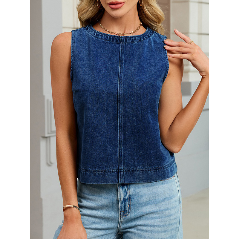 Benuynffy Casual Round Neck De - огляд і ціна Women'S Fashion Vest Tops