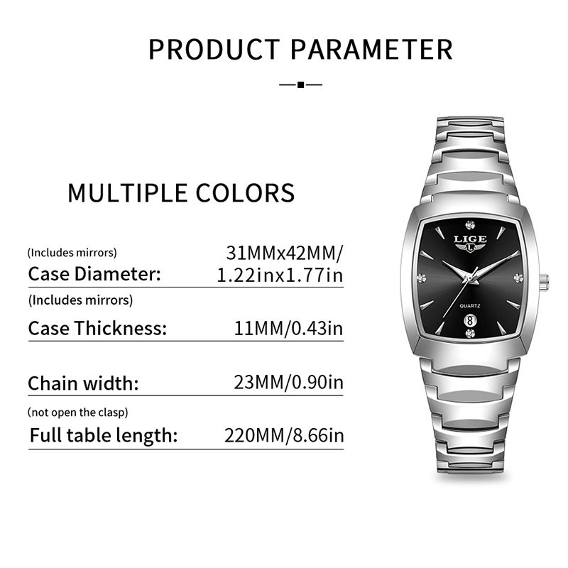 LIGE Watch women Business Luxu - огляд і ціна Women'S Fashion Business Casual