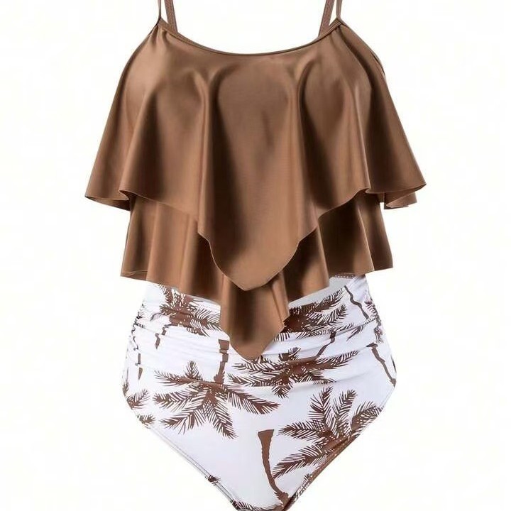 Women Bikini Ruffle Top High W - огляд і ціна Crop Top Women