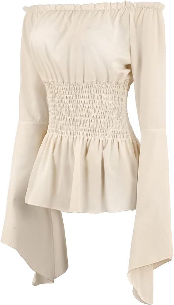 Womens Renaissance Blouse Tops - огляд і ціна Belted Shirt Dress