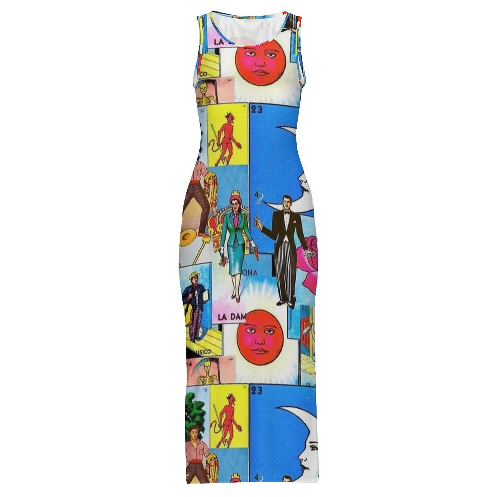 Lottery Card 60s Retro Print B - огляд і ціна Women'S Fashion From The 60S