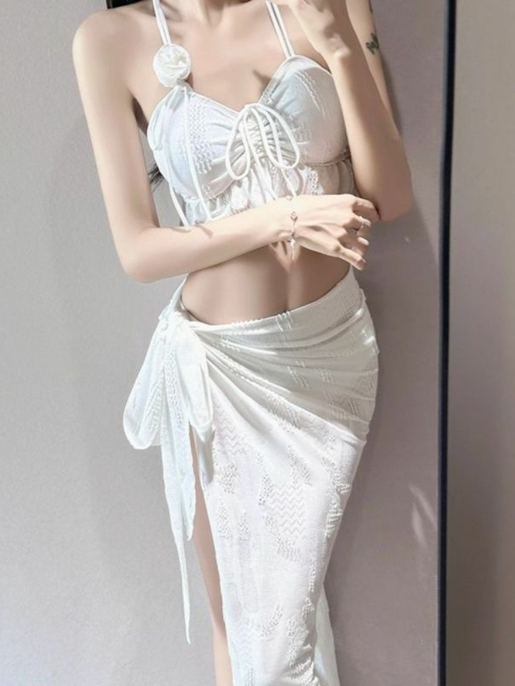 Ladies Floral Two Piece Swimsu - огляд і ціна Women'S Fashion Middle Ages
