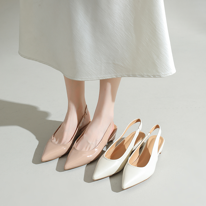 Fashion pointed-toe back sanda - огляд і ціна Women'S Fashion Business Casual