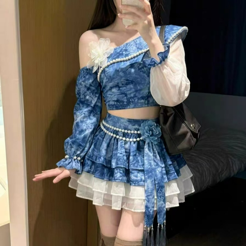 Japanese Style Vintage Elegant - огляд і ціна Asymmetric Top Women