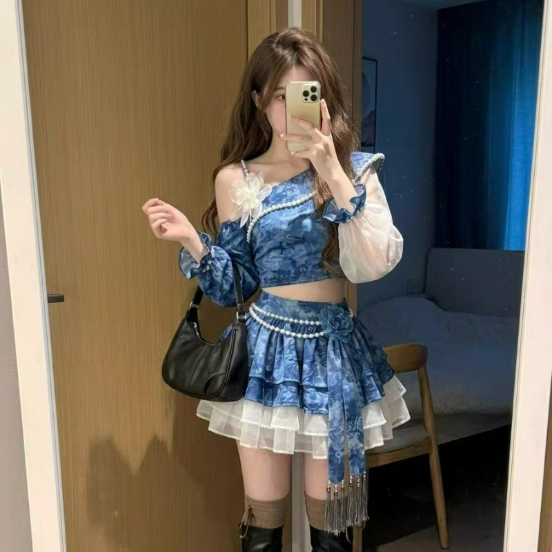 Japanese Style Vintage Elegant - огляд і ціна Asymmetric Top Women