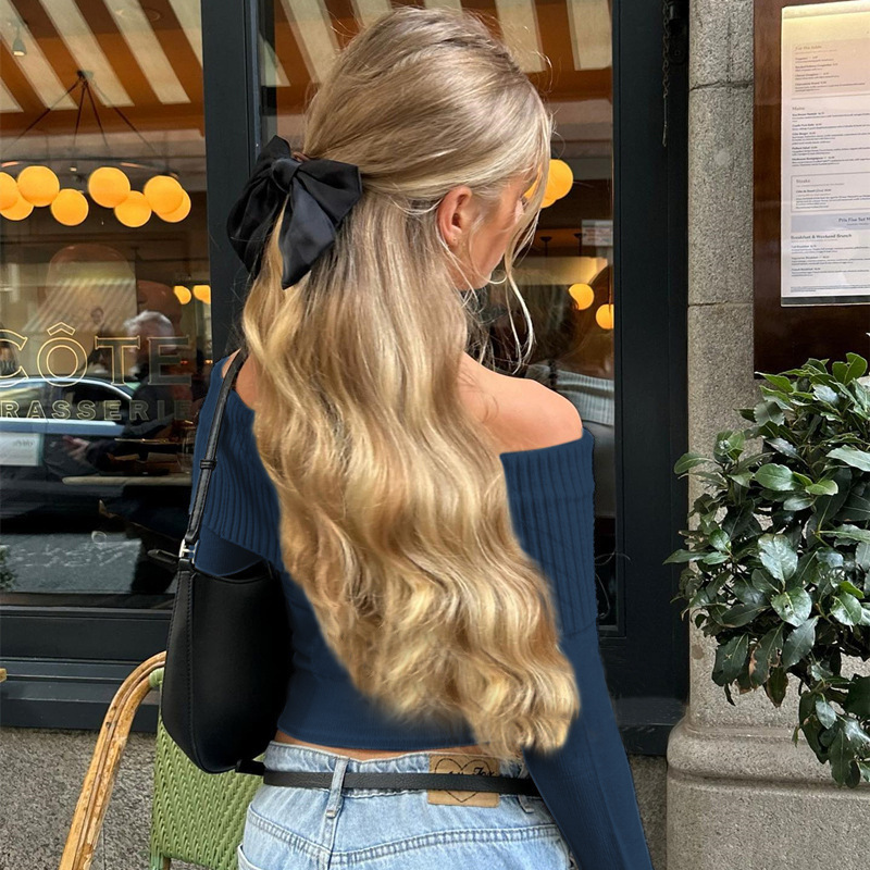Street Fashion Off Shoulder To - огляд і ціна Crop Top Women