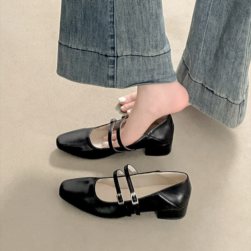 Square Toe Low Heel Women Silv - огляд і ціна Women'S Fashion Belts