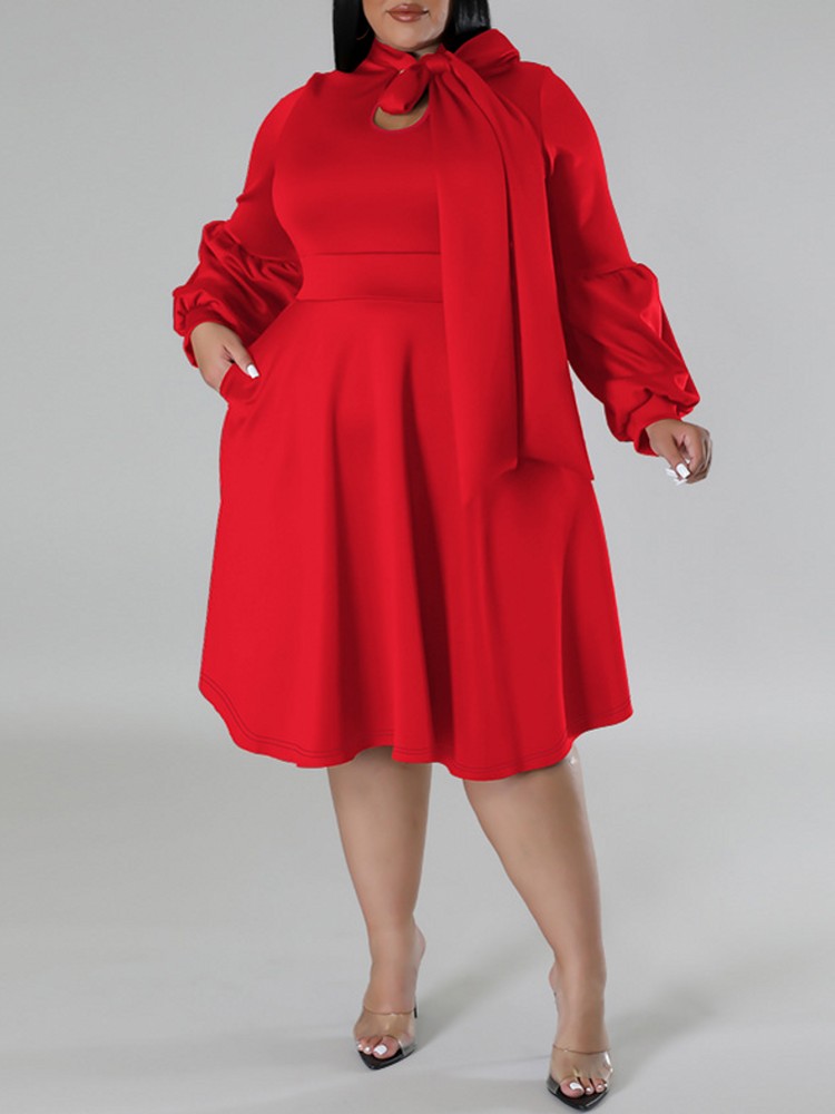 XL-5XL Plus Size Elegant Midi  - огляд і ціна Xl Women'S Fashion