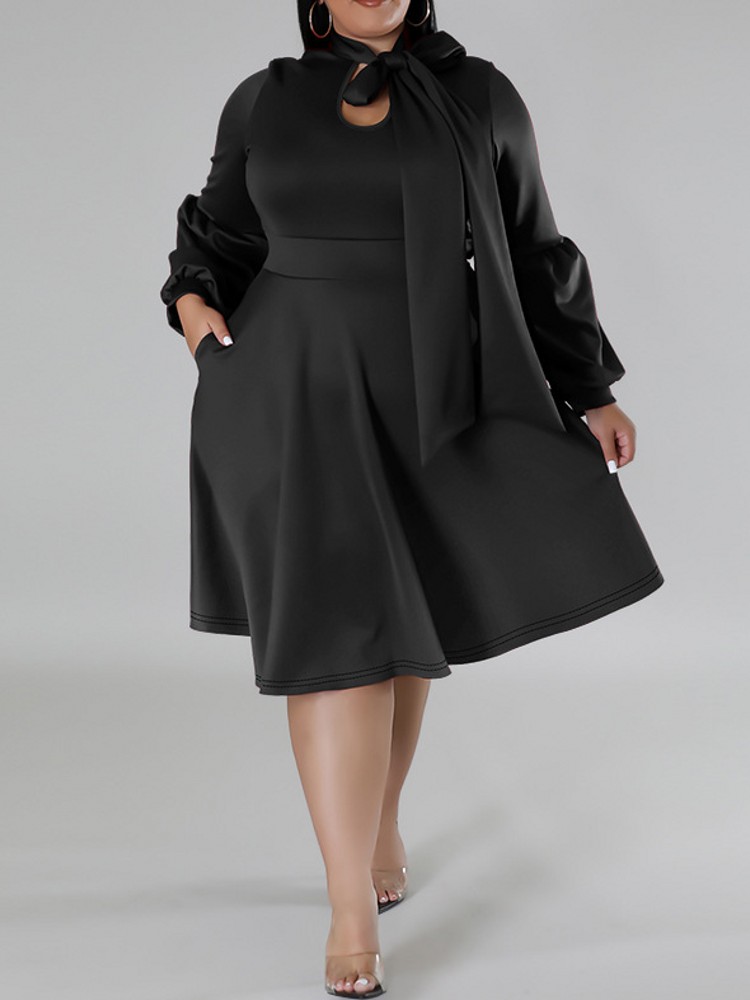 XL-5XL Plus Size Elegant Midi  - огляд і ціна Xl Women'S Fashion