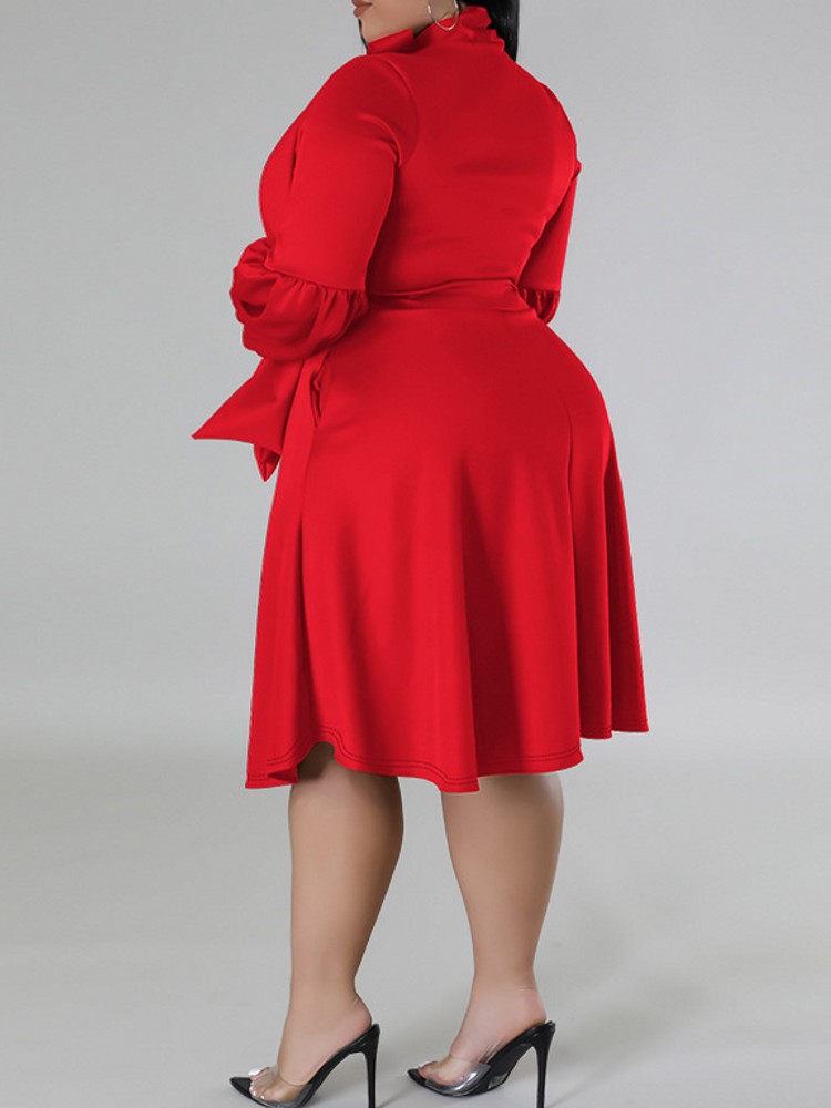 XL-5XL Plus Size Elegant Midi  - огляд і ціна Xl Women'S Fashion
