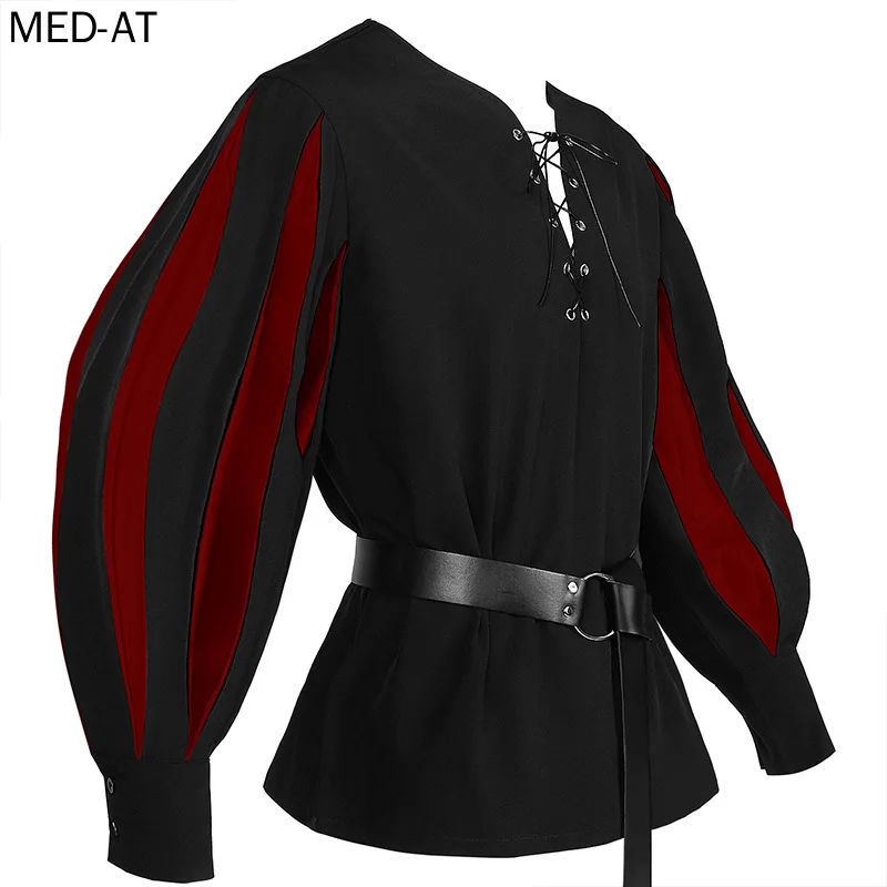 Men's Medieval Cosplay Hallowe - огляд і ціна Belted Shirt Dress