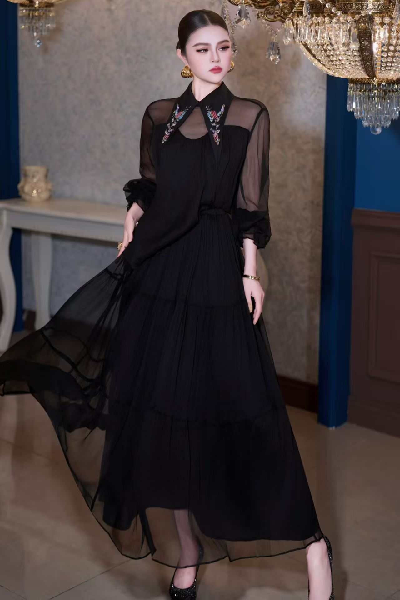 Spring High-end New Lapel Bead - огляд і ціна Xl Women'S Fashion